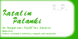 katalin palanki business card